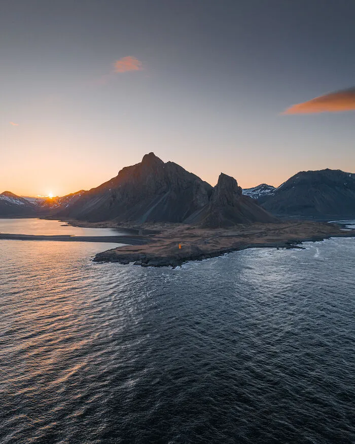 Sunset At Eystahorn