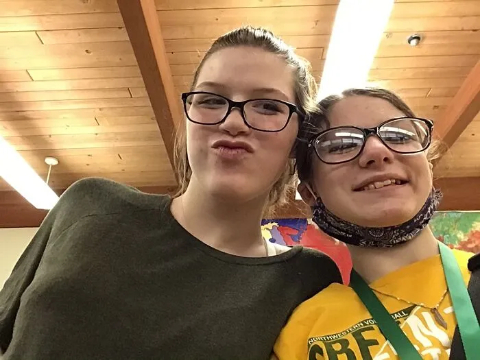 Left, Ali Right, Me