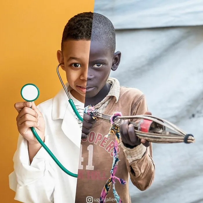 My 30 New Collages Show The Parallel Universes That Today's People Live In