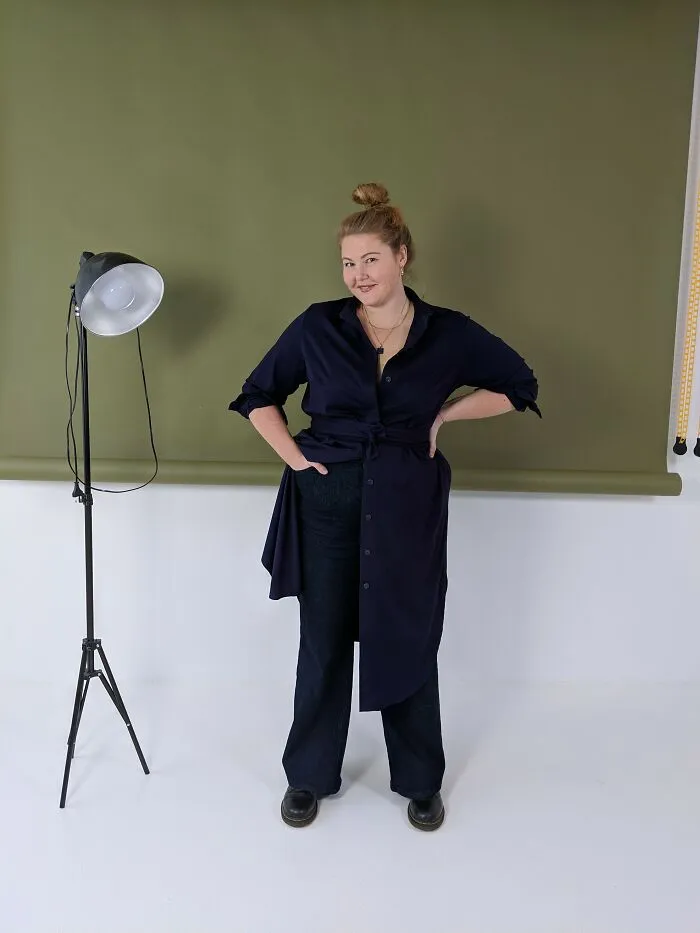 With Wide-Leg Jeans