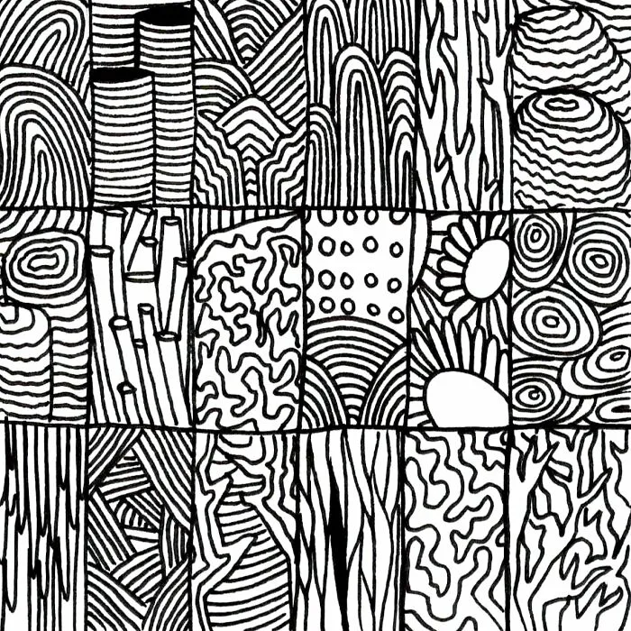 Grid Of Coral