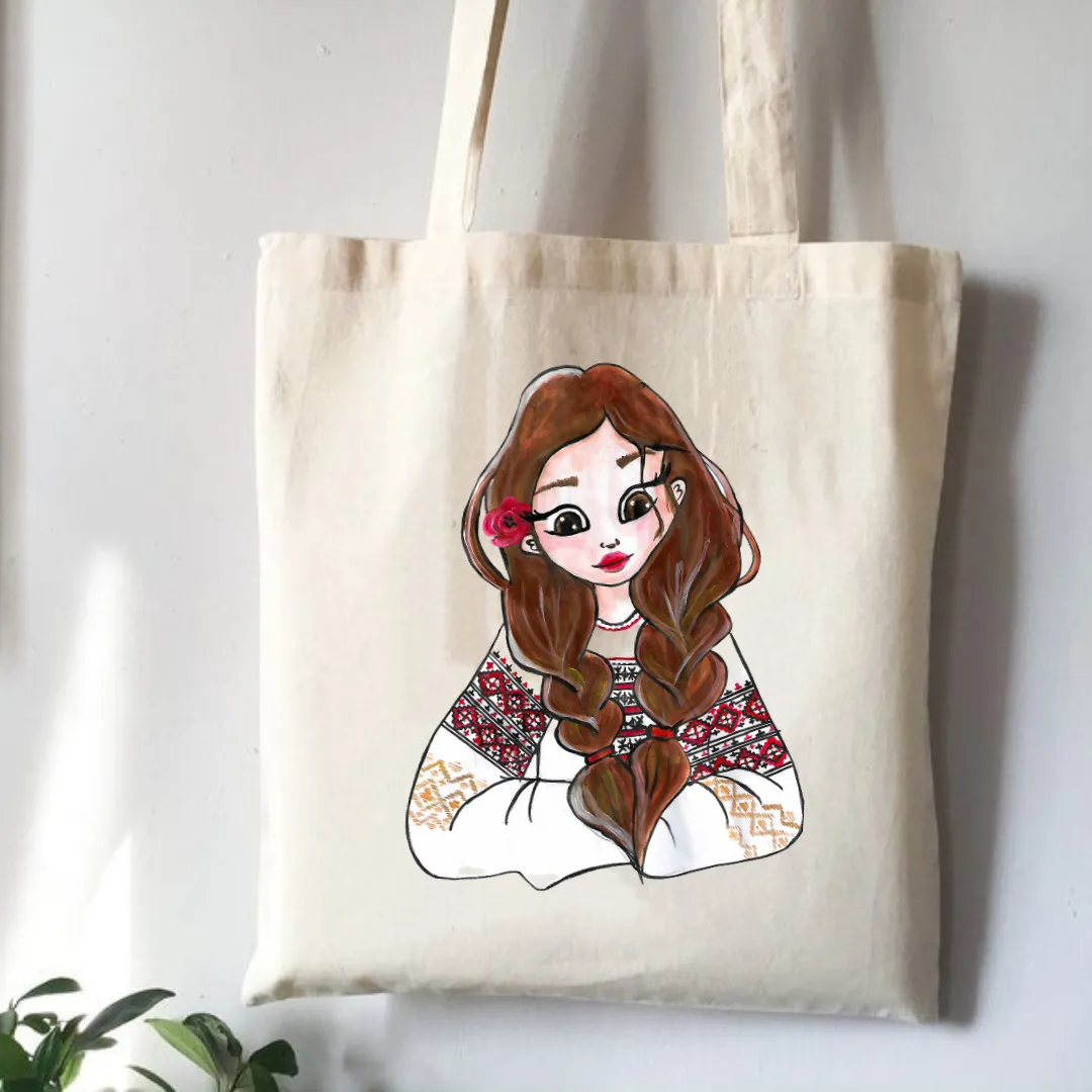 I Paint On Tote Bags Inspired By Romanian Traditional Blouse-Ia