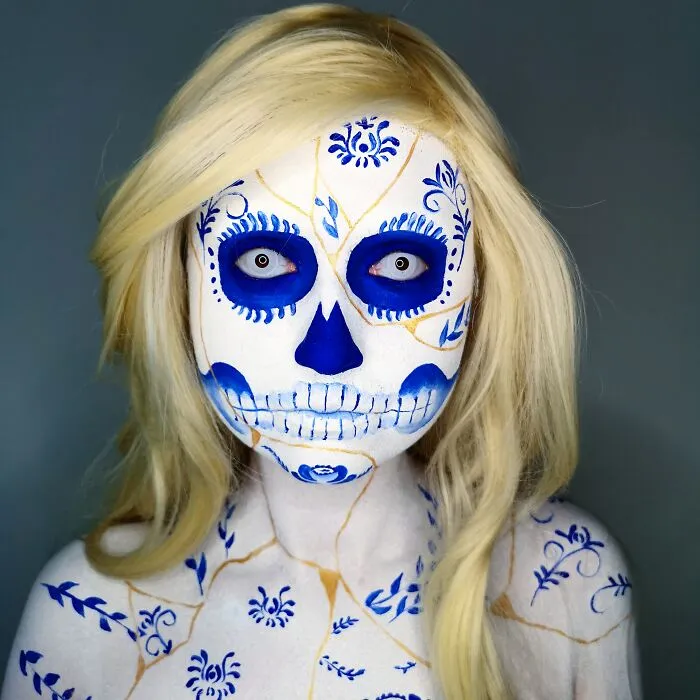 2020 October – Kintsugi Porcelaine Skull