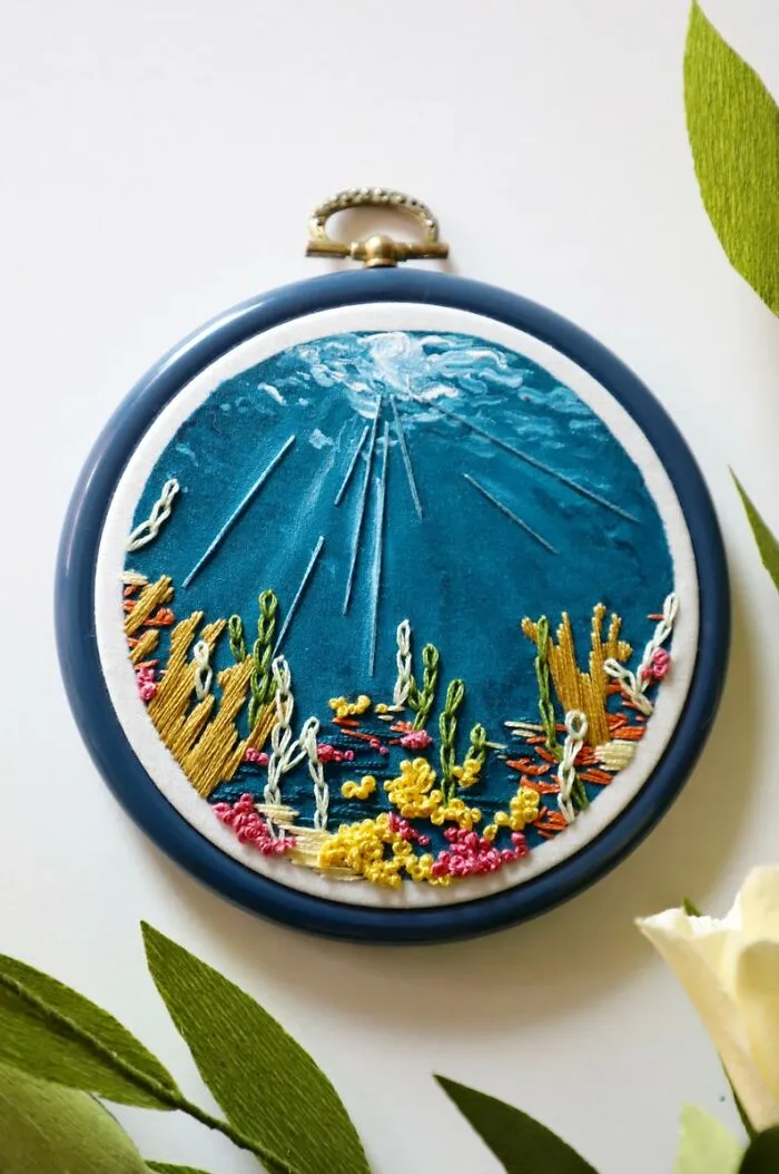 At The Beginning Of Lockdown, I Quit My Job And Started Making Embroidered Landscapes, Here Are My Best 30 Works