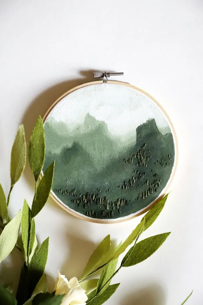 At The Beginning Of Lockdown, I Quit My Job And Started Making Embroidered Landscapes, Here Are My Best 30 Works