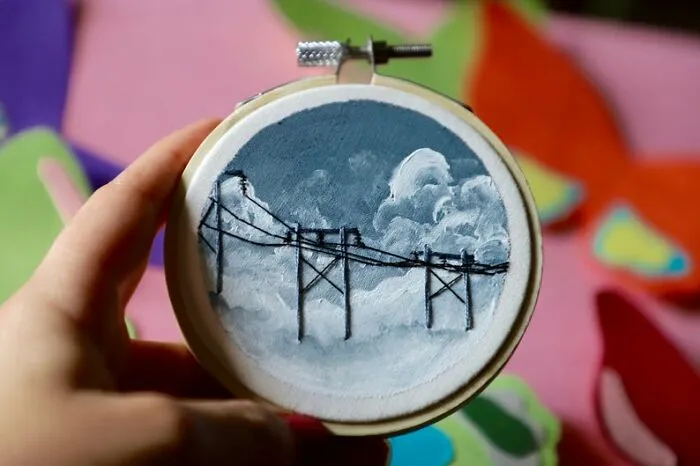 At The Beginning Of Lockdown, I Quit My Job And Started Making Embroidered Landscapes, Here Are My Best 30 Works