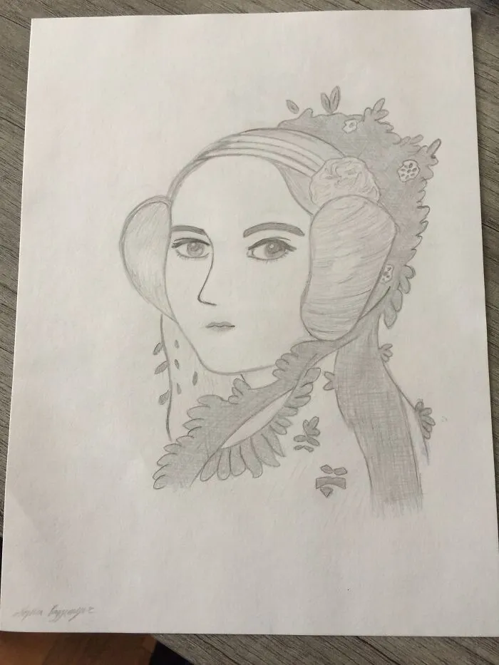 Ada Lovelace For An 8th Grade Project Earlier This Year