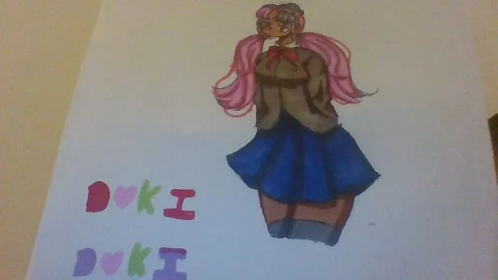 I Drew My Own Ddlc Character