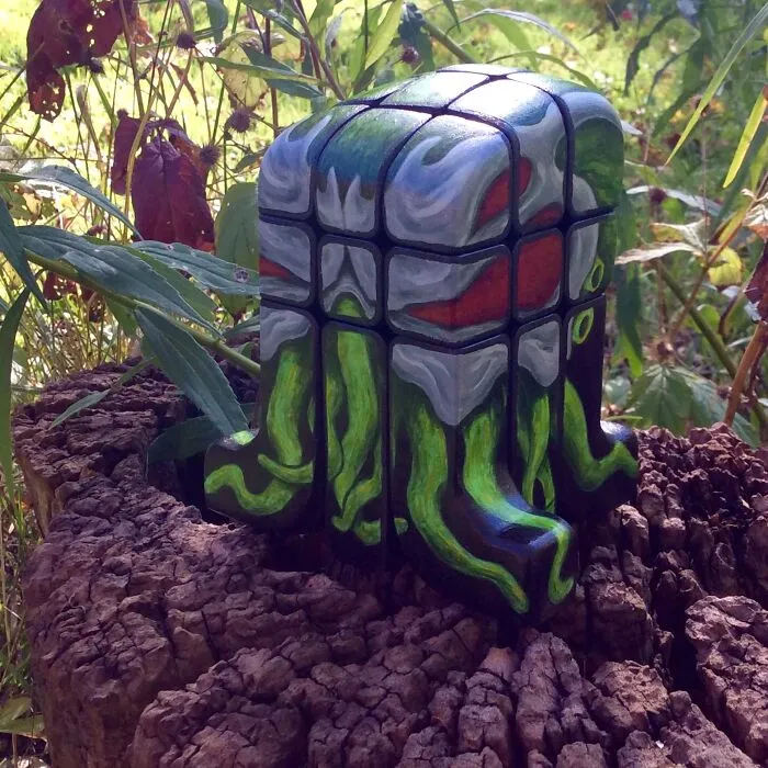I Make Rubik's Cube Art (25 Pics)