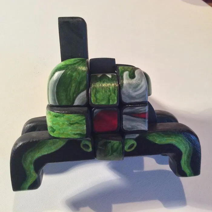 I Make Rubik's Cube Art (25 Pics)