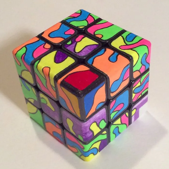 I Make Rubik's Cube Art (25 Pics)