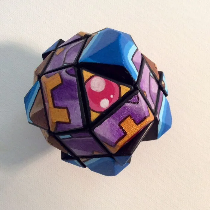 I Make Rubik's Cube Art (25 Pics)