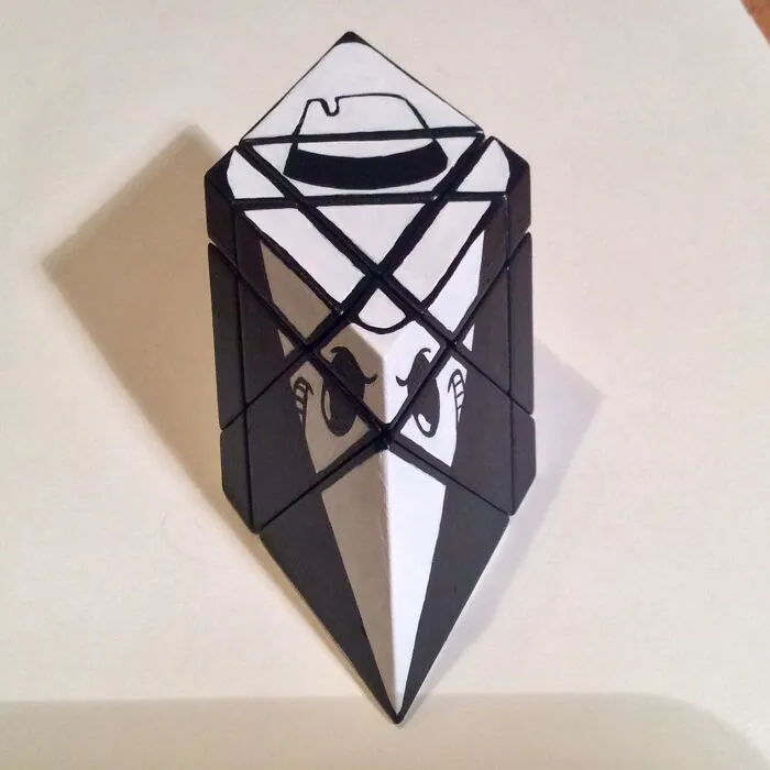 I Make Rubik's Cube Art (25 Pics)