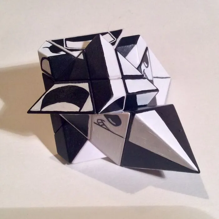 I Make Rubik's Cube Art (25 Pics)