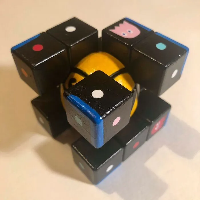 I Make Rubik's Cube Art (25 Pics)