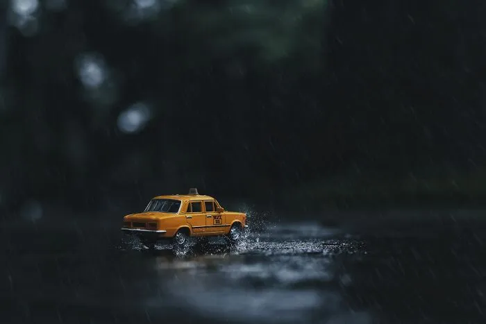 A Rainy Day In City