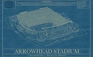 High-Quality Prints Blueprint Art - Select A Sports Stadium Blueprint Art!