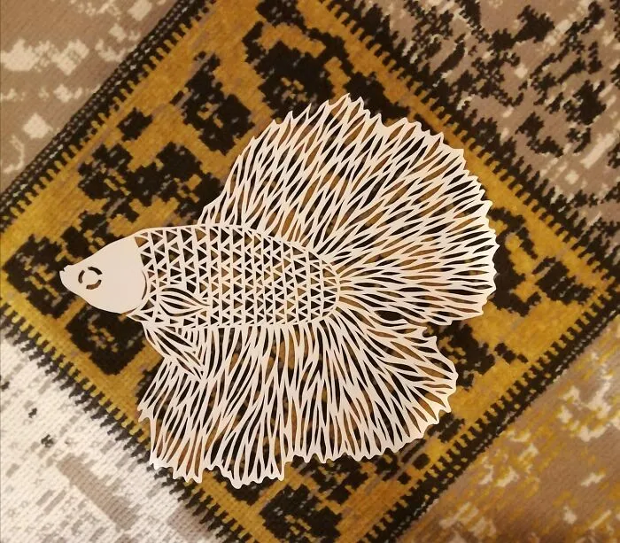 I've Been Cutting From Paper For 4 Months, Here's What I've Made (53 Pics)