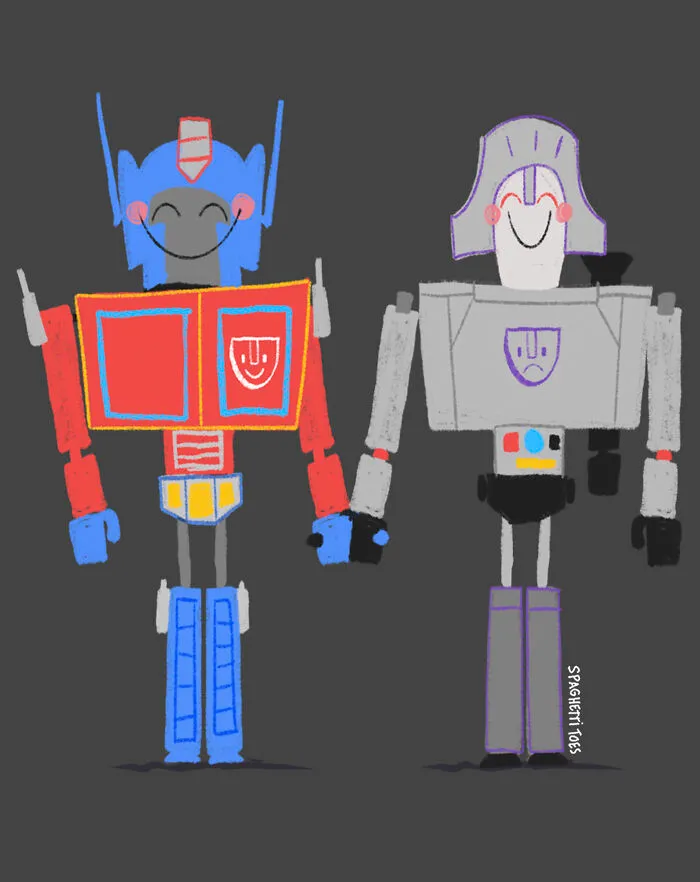 Optimus Prime And Megatron