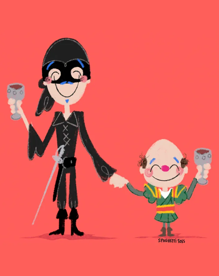 Westley (Dread Pirate Roberts) And Vizzini From "Princess Bride"