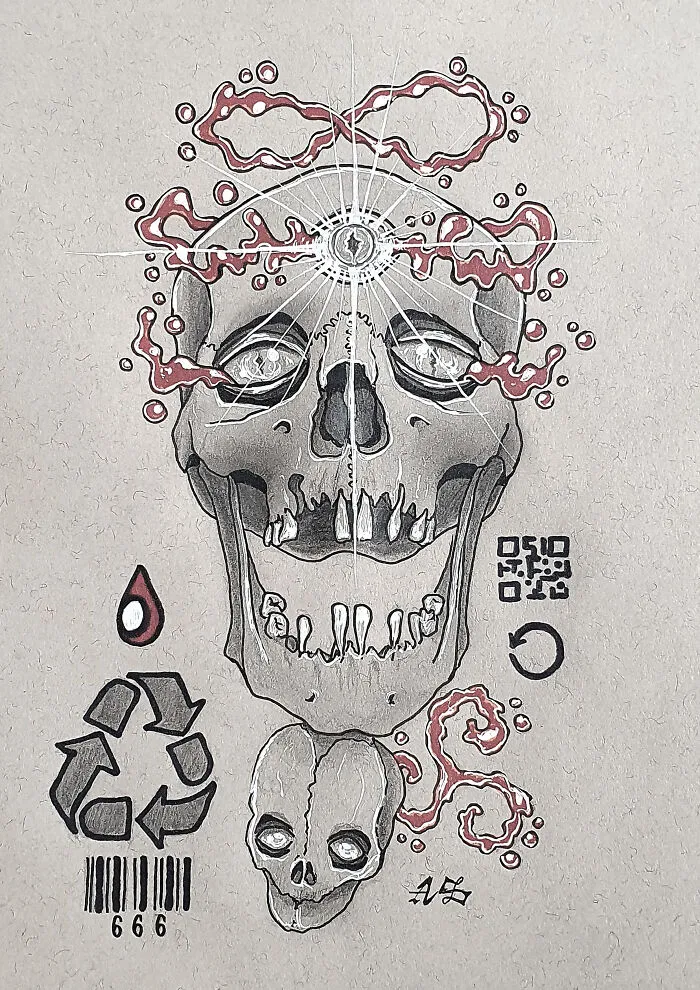 Restart (This One You Can Interpret In Many Ways. Restart Of Life, Rebirth, Reincarnation, The Great Reset, Future Generations, Etc. This S-Ain't Is Wearing A Blood Crown)
