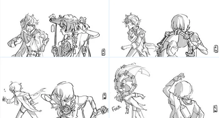 Scaramouche vs. Diluc