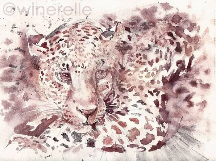 This Artist Creates Paintings Using Wine (36 Pics)