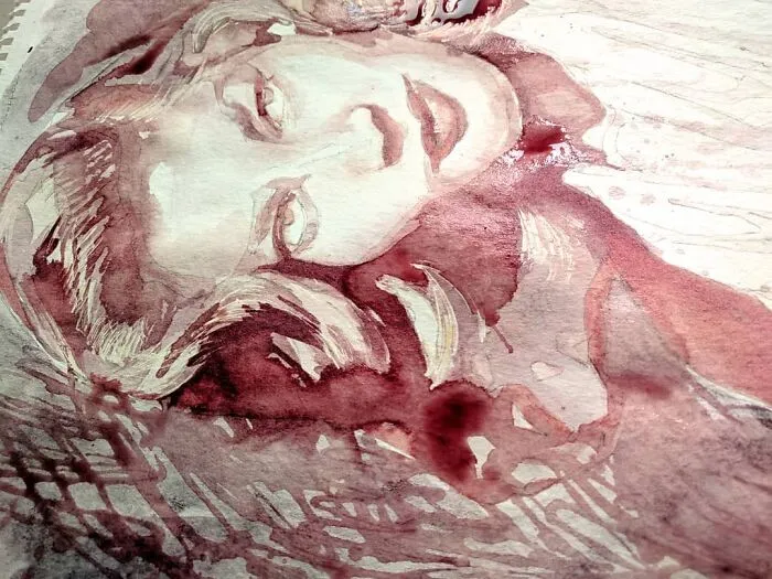 This Artist Creates Paintings Using Wine (36 Pics)