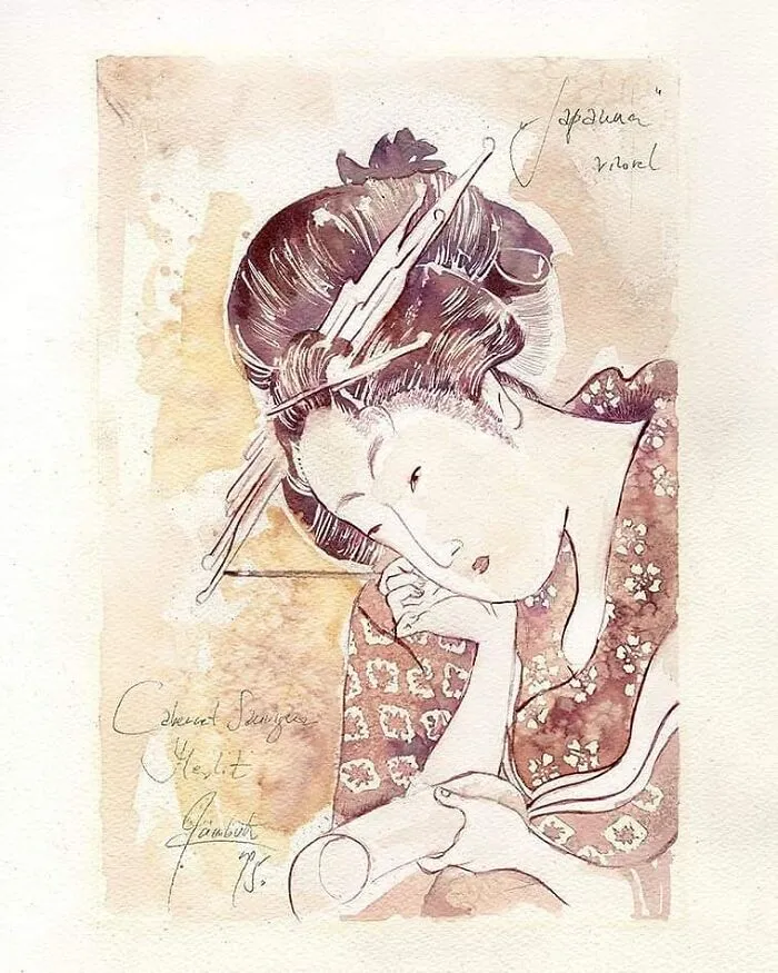 This Artist Creates Paintings Using Wine (36 Pics)