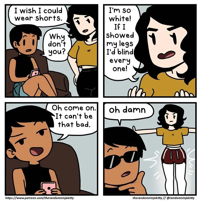 Artist Illustrates 50 Comics About Everyday Problems That Her 97k Fans Relate To (New Pics)