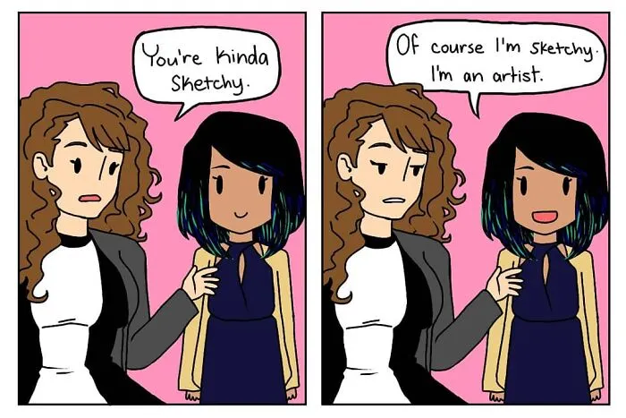 Artist Illustrates 50 Comics About Everyday Problems That Her 97k Fans Relate To (New Pics)