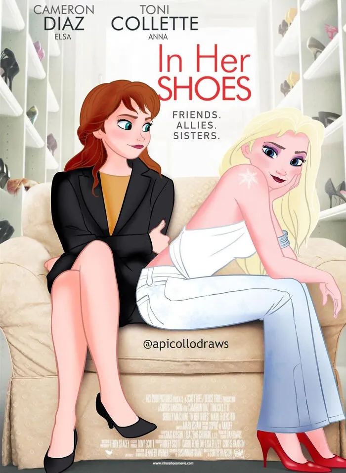 Iconic Movie And TV Posters Reimagined With Disney Characters By Alex Pick (50 Pics)