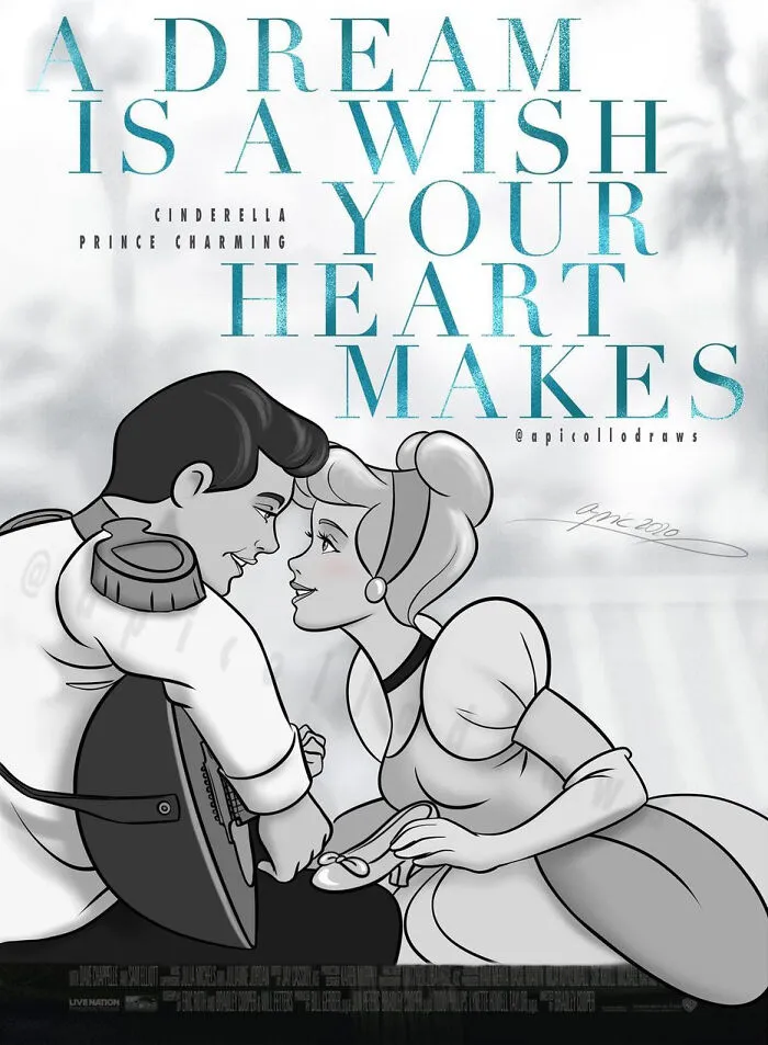 Iconic Movie And TV Posters Reimagined With Disney Characters By Alex Pick (50 Pics)