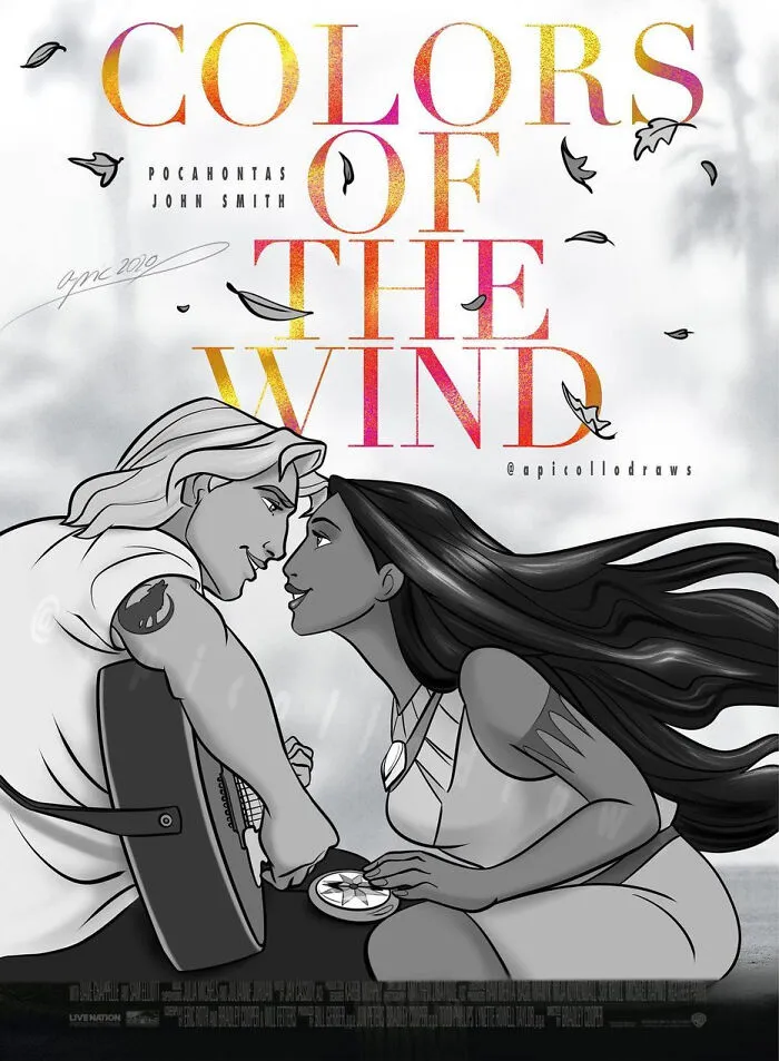 Iconic Movie And TV Posters Reimagined With Disney Characters By Alex Pick (50 Pics)
