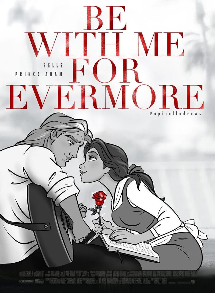 Iconic Movie And TV Posters Reimagined With Disney Characters By Alex Pick (50 Pics)