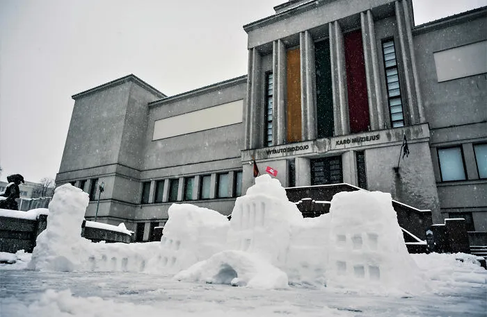 Regular People All Over Lithuania Went Out To Create Snow Sculptures (38 Pics)