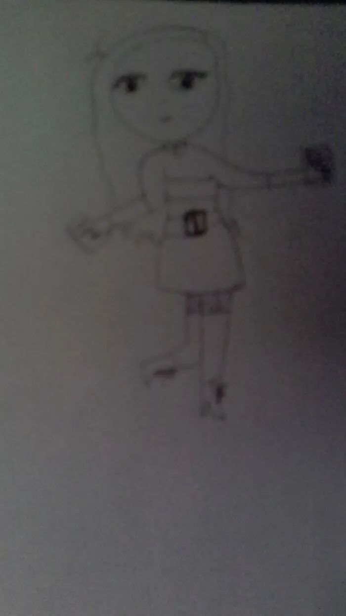 I Tried To Draw Me And When I Finished I Realized I Draw Like A Child
