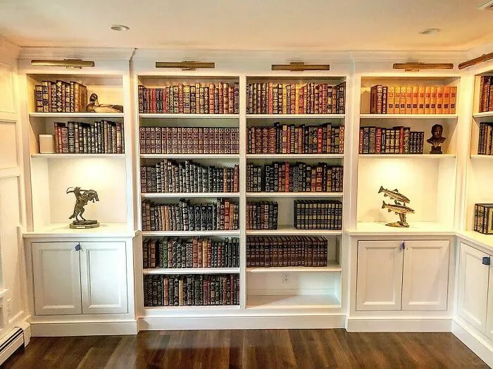Library I Did. There Are Many Leather Bound Books, And It Smells Of Rich Mahogany
