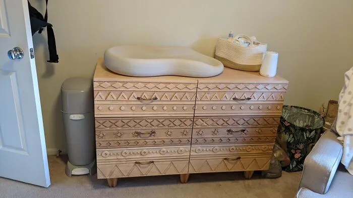 Who Told My Wife That I Could Make A Hand-Carved Solid Maple Dresser Before The Baby Came?!? I Did It, But Wow That Was More Work Than I Thought It Would Be