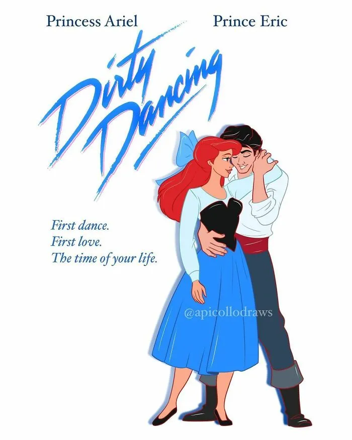 Iconic Movie And TV Posters Reimagined With Disney Characters By Alex Pick (50 Pics)