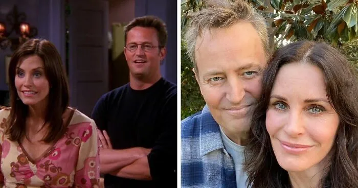 Friends, Monica & Chandler (Courtney Cox And Matthew Perry)