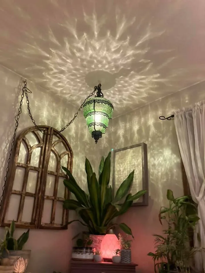 My $5 Swag Lamp. Found Her At A Yard Sale A Few Summers Ago And Rediscovered It In The Back Of My Barn This Winter!