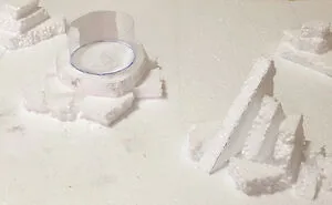 I Built And Entire Diorama Using Paper Mache, Quilling Technique And Real Candy For An Image Manipulation
