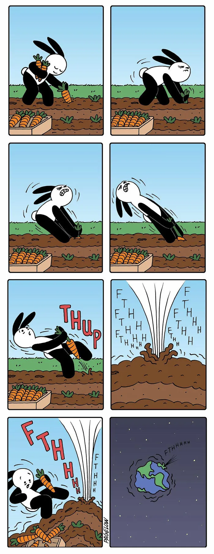 Este artista crea cómics adorables con finales no tan adorables (45 cómics)