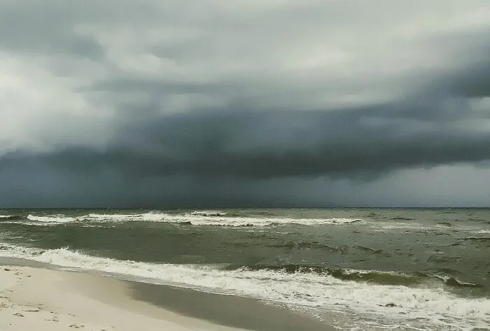 Storm Rolling In Off The Gulf Of Mexico, Northwest Florida