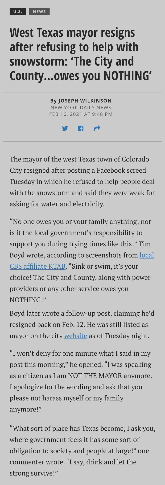 People Are Explaining That What Happened To Texans Is Due To The Rich Being Greedy In 30 Posts