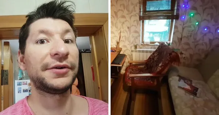 This Russian Guy Lives In An Apartment That Costs $100/Month And Here's What It Looks Like