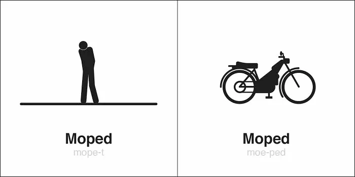 35 Clever Illustrations Of 'Same' Words That Are Actually Different, By Bruce Worden (New Pics)