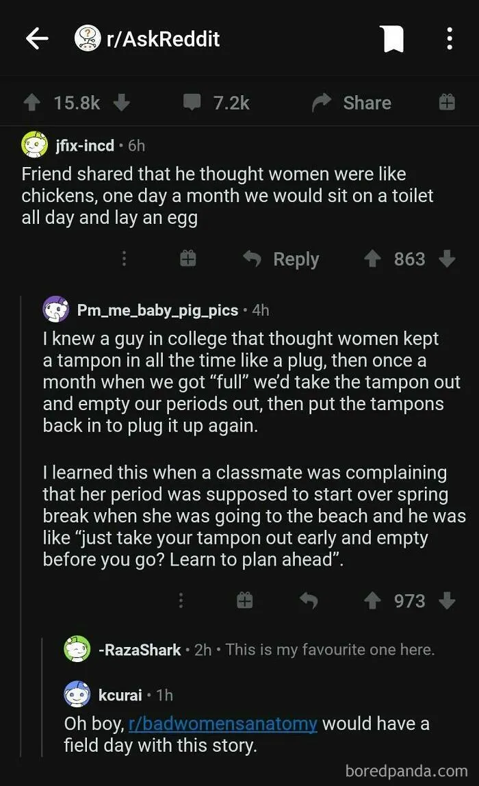 Found This Two-Fer On An Askreddit Post About The Stupidest Thing You've Ever Heard Someone Say