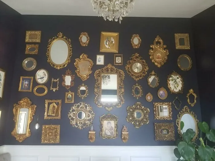 Every Single One Thrifted (It Took 2 Years Of Gathering While We Built)! Even The Pics In Them Were Thrifted